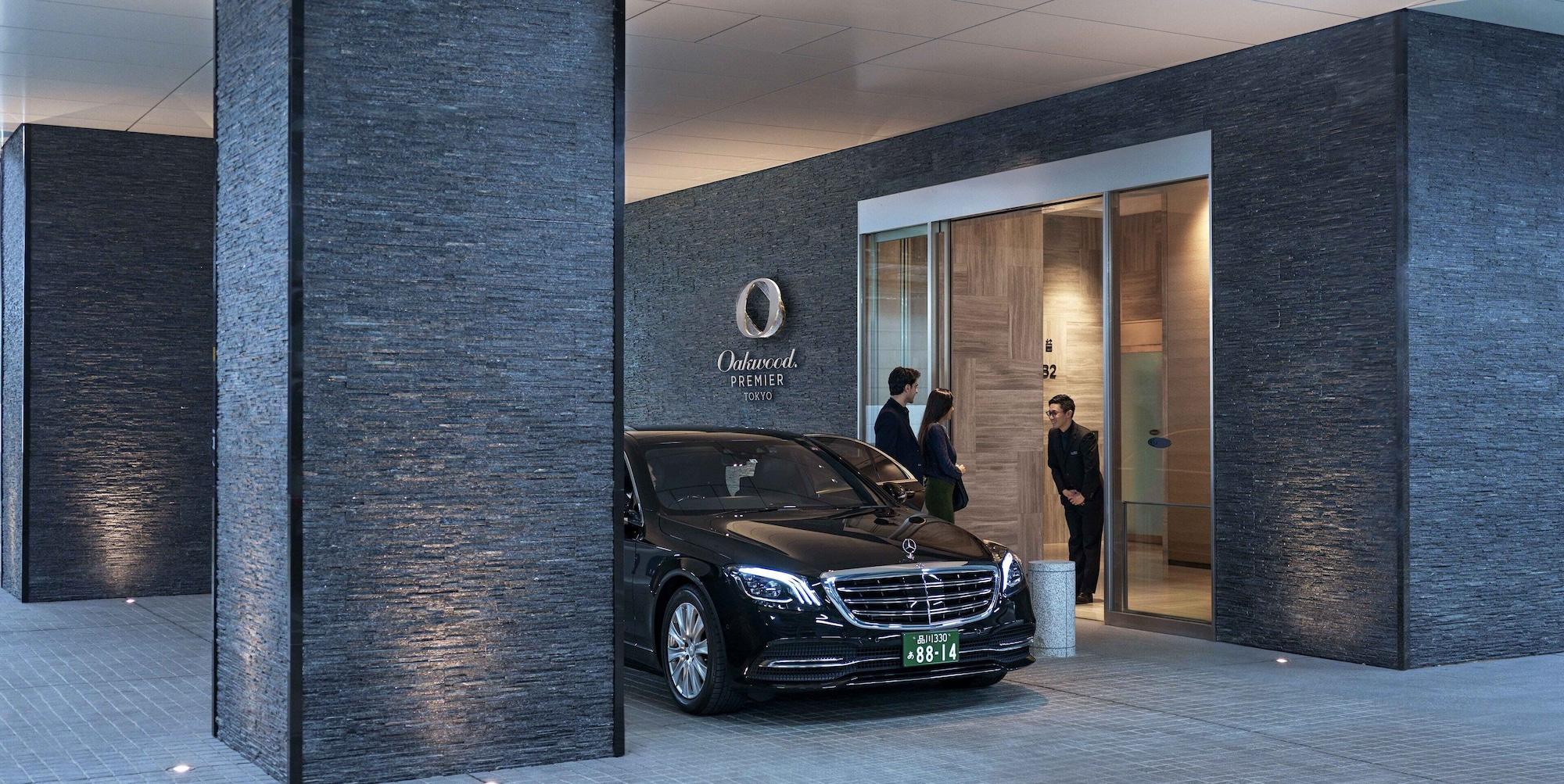 Hotel Oakwood Premier Präfektur Tokio Exterior foto Entrance